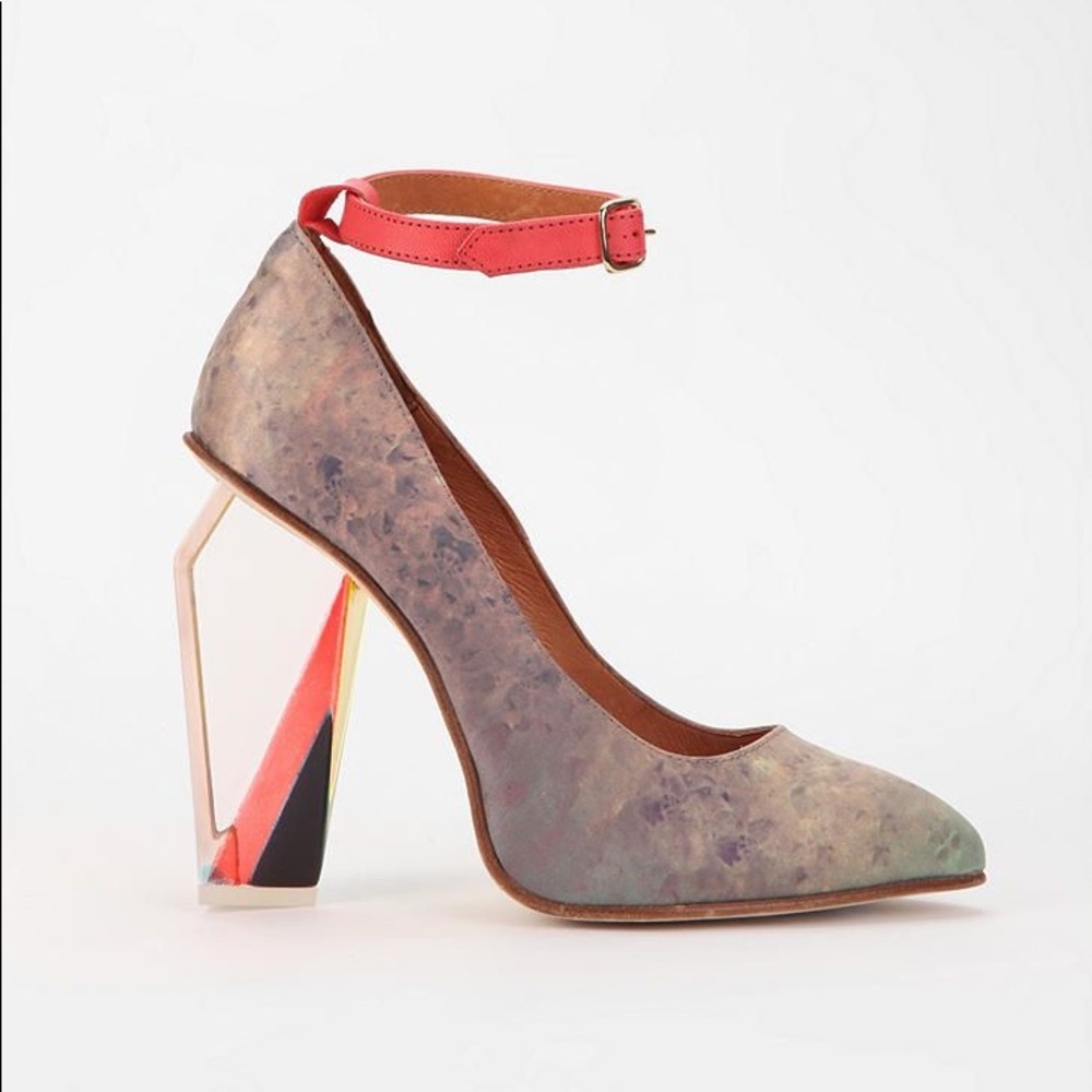 Miista Tara Faceted Perspex Heel